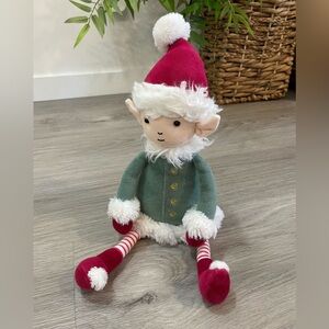 Jellycat Leffy Elf Retired Christmas Holiday Stuffed Plush Toy
